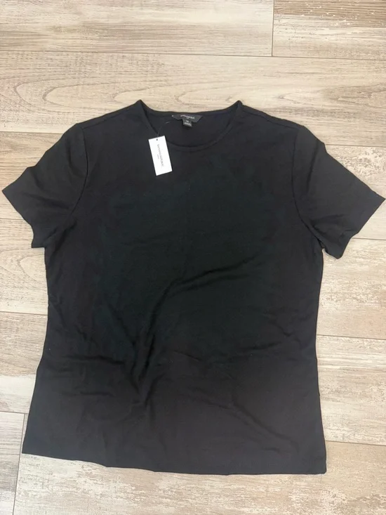 Banana Republic Jersey T-Shirt - Black NWT size M - Picture 2 of 2